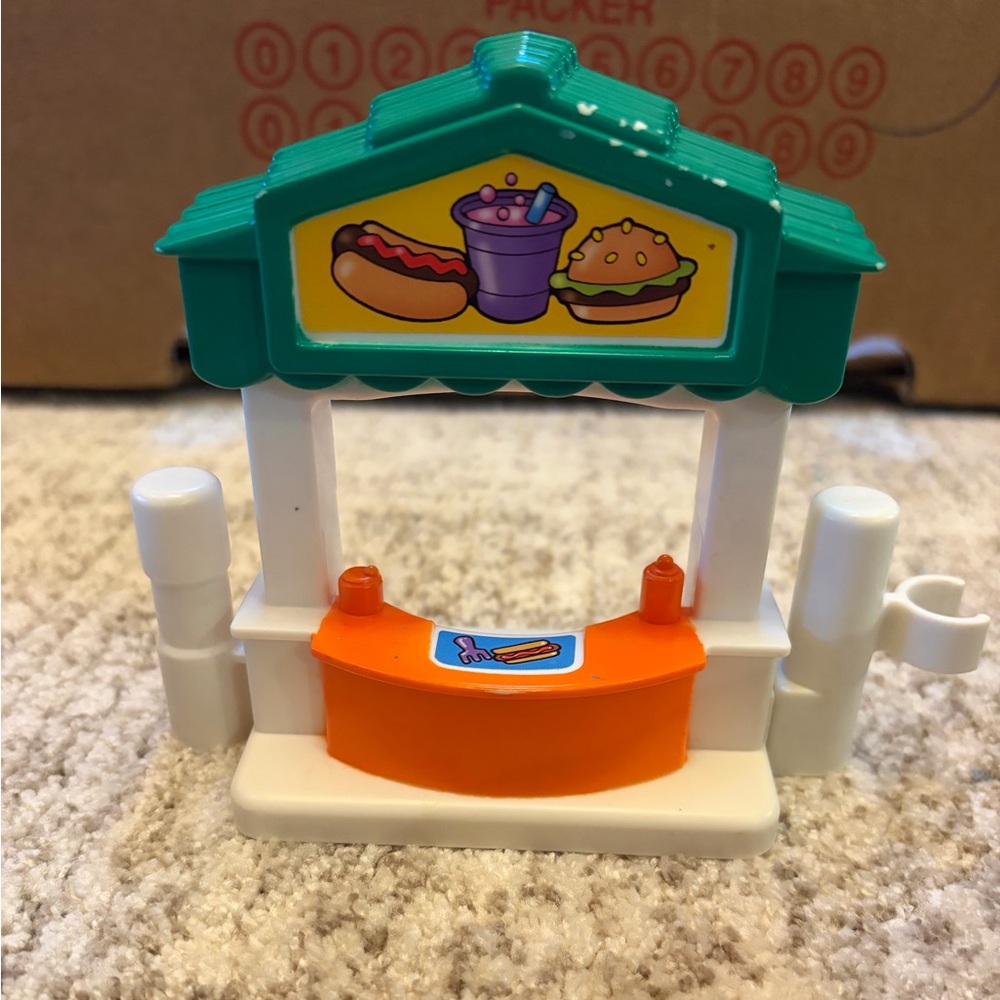 Fisher Price Little People Hotdog Hamburger Stand